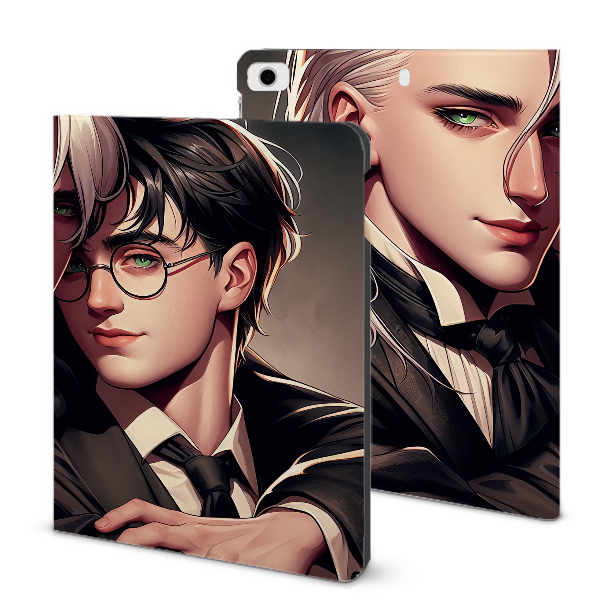 （画像用） Harry Potter ハリー・ポッターシリーズ IPad ケース ブック型 PUレザー TPU 耐衝撃 軽量 薄型 ペン収納なし 全面保護 IPad 各モデル対応